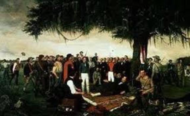 Texas declara la independencia