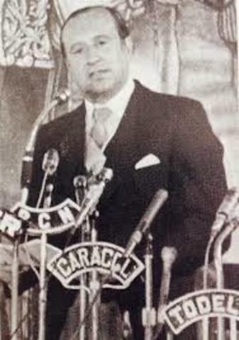 Eleccion de Misael Pastrana Borreo