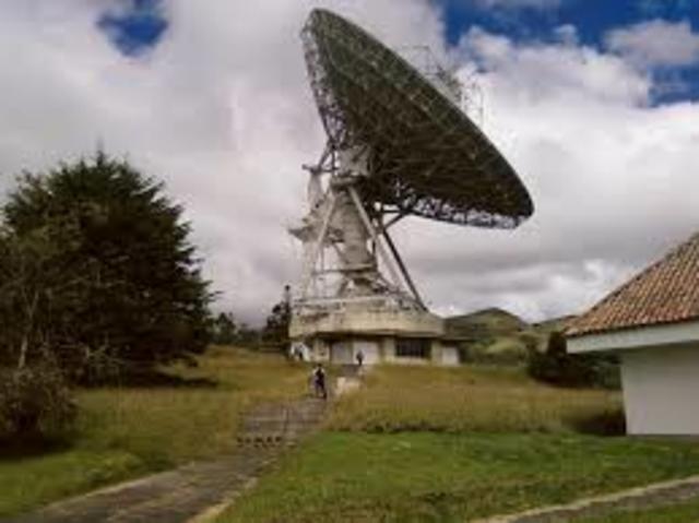 Tecnologia: Inaguración del sistema de comunicaciones de Choconta