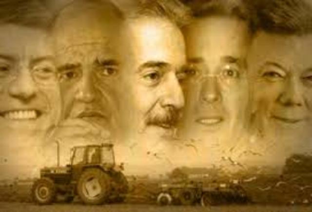 Últimos presidentes de Colombia