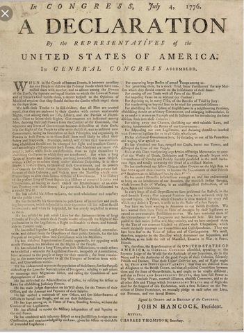 Declaration of Independence