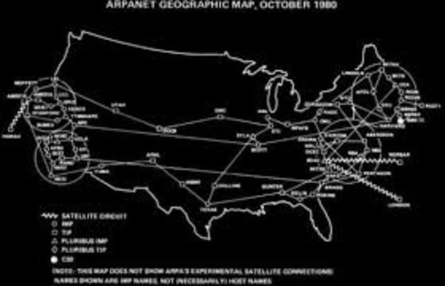 el protocolo TCP/IP se generaliza en todos lo equipos del ARPANET