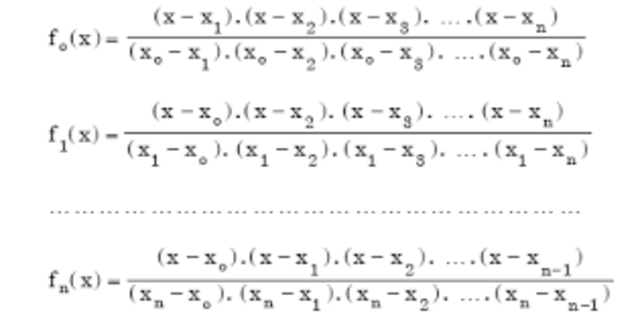 Interpolación de Langrage