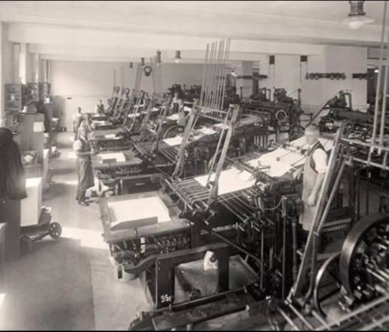 Printing Press for Mass Production (1900)