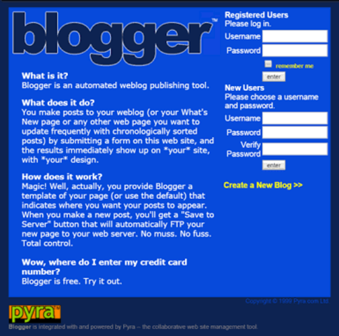 Blogspot (1999)