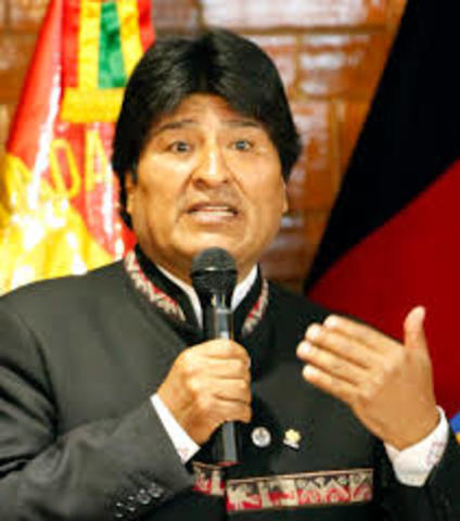 Evo Morales.
