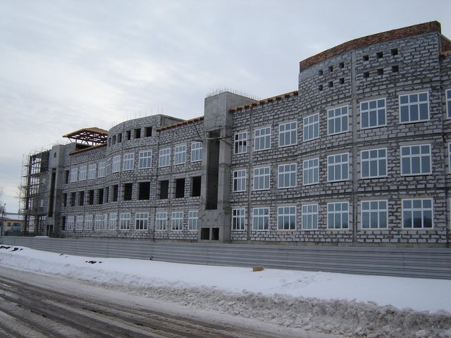 начато строительство новой современной школы