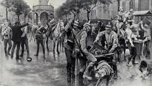 Alemania invade Bélgica