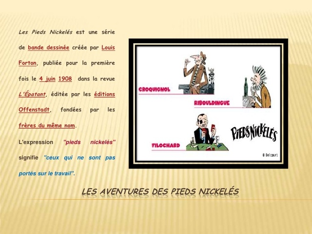 Les aventures des pieds Nickeles