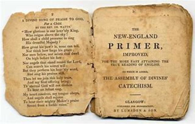 The New England Primer was Published