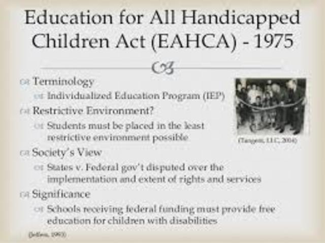 Education of All Handicapped