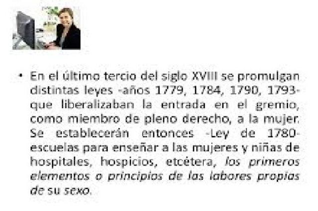 1779  COMIENZA LA PROTECCIÓN A LA MUEJERES