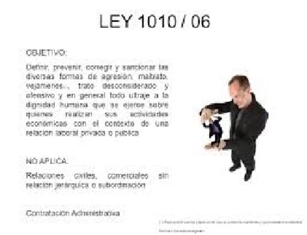 2006 LEY 1010 ACOSO LABORAL
