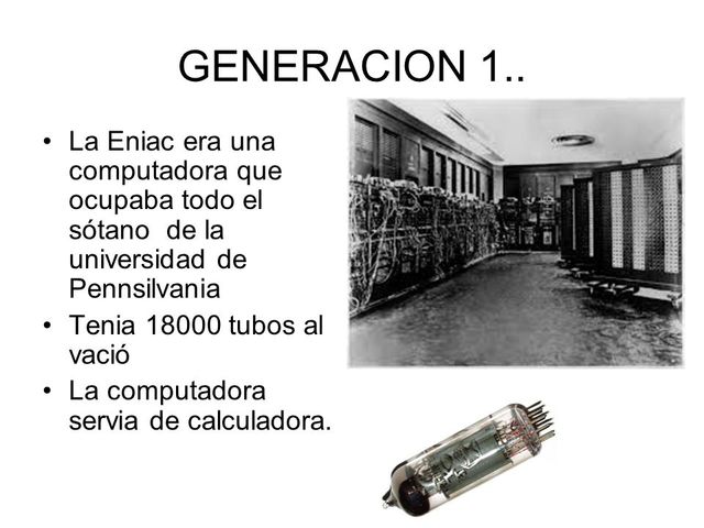 ENIAC (Electronic Numerical Integrator And Calculator)