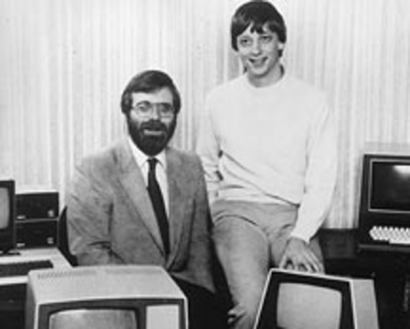 Gates and Allen “Microsoft"