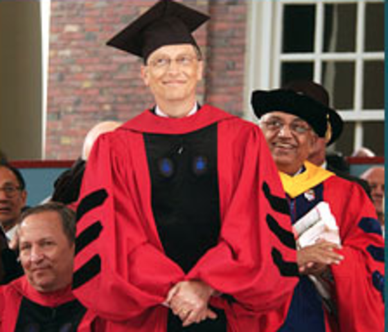 Bill Gates Finally "Graduates"