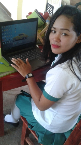 Using laptop