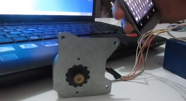Control remoto de un motor desde un celular