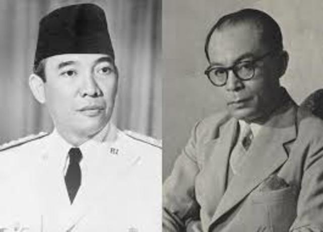 Oprichting PNI door Soekarno en Hatta