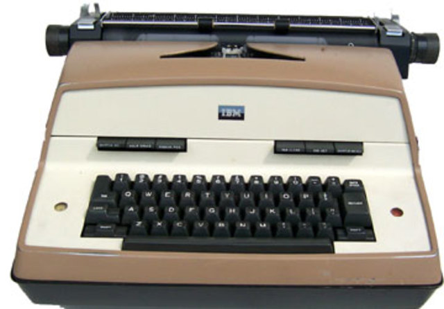 Electric Typewriter with auto correct