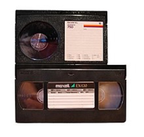 Beta & VHS tapes