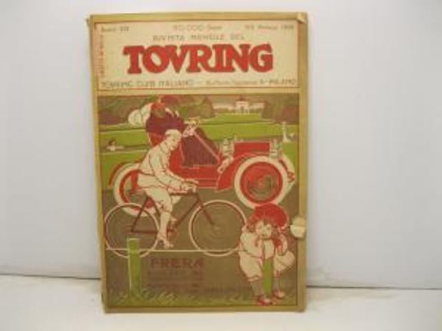 Boccioni, Copertina Rivista Touring, anno XIV, n. 4