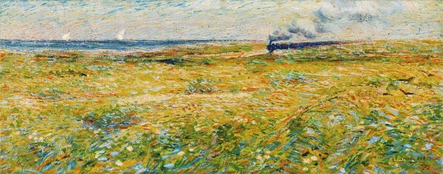 Boccioni, Treno che passa