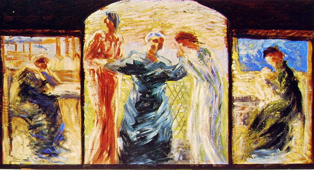 Boccioni, Trittico veneriamo la madre