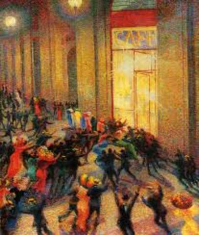 Boccioni Rissa in galleria