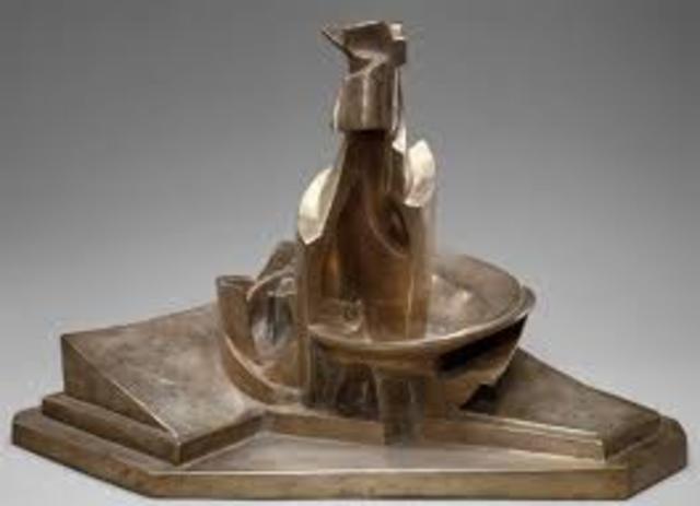 BOCCIONI, Sviluppo di una bottiglia nello spazio