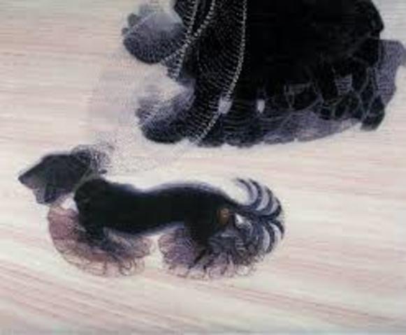 BALLA, Dinamismo di un cane al guinzaglio