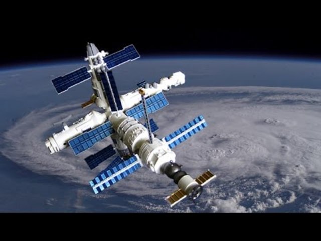 Launch of Russian space station