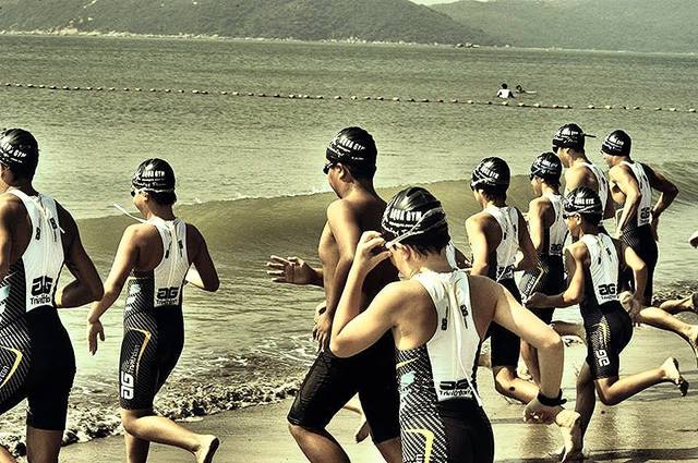 My first swim in the ocean