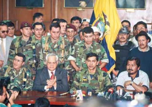 Derrocamiento de  Jamil Mahuad