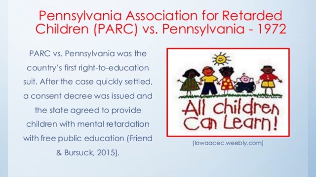 Pennsylvania Association for Retarded Children vs. Commonwealth of Pennsylvania