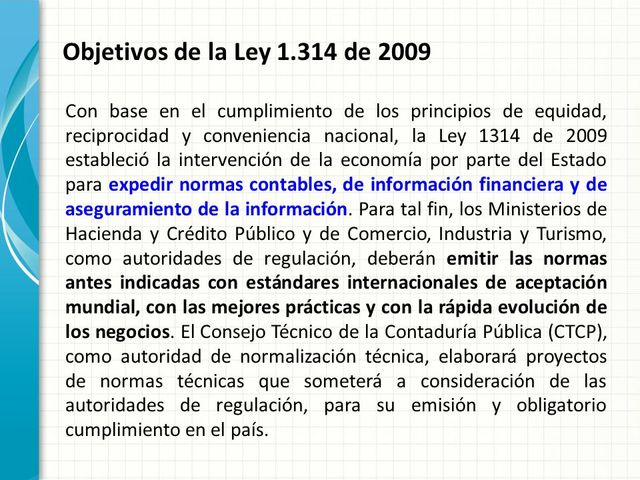 Ley 1314