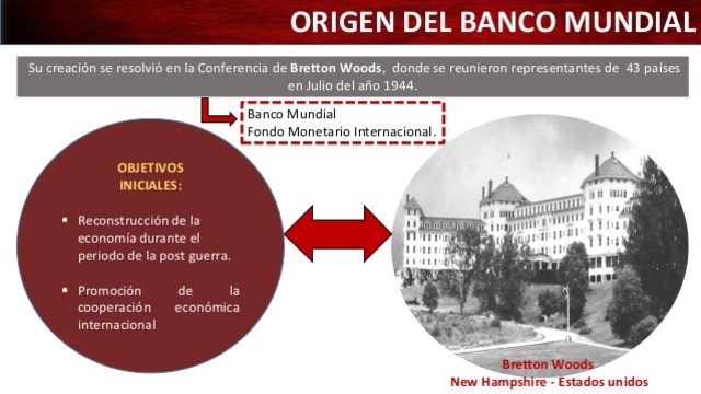 Creación del Banco Mundial