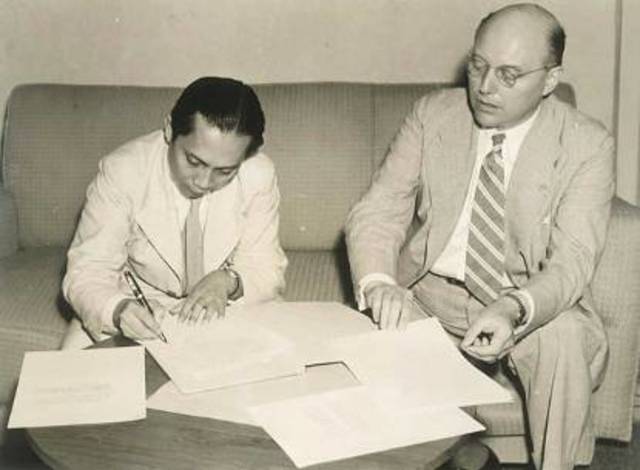 Indonesie en Nederland sluiten het akkoord ban Linggadjat.