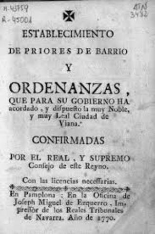 Ordenanzas de Francia.