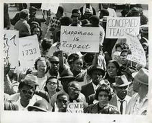 Desegregation begins