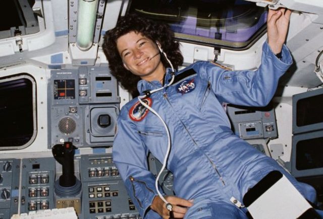 The first american woman in the space