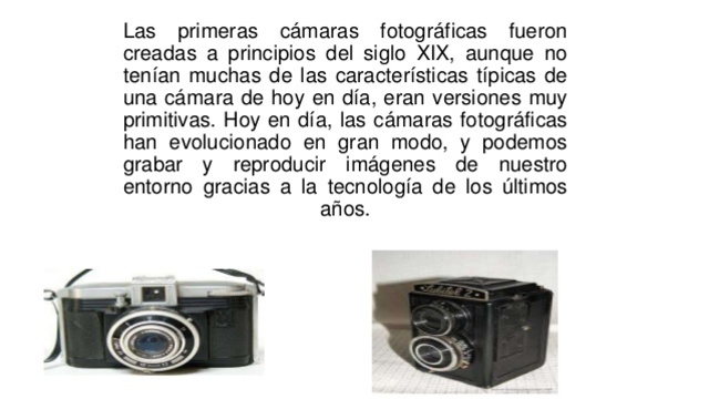 CÁMARA FOTOGRÁFICA