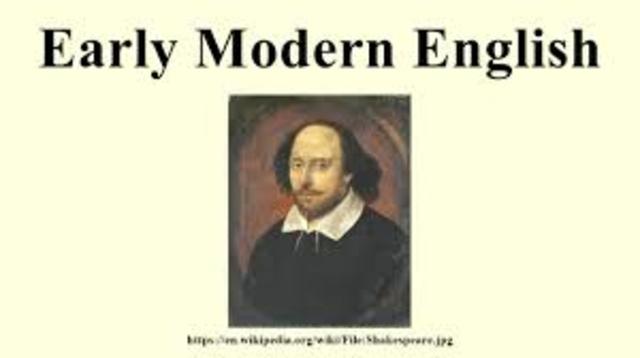 EARLY MODERN ENGLISH