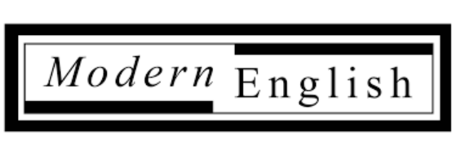 MODERN ENGLISH