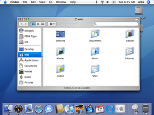 Mac OS X 10.4 “Tiger”