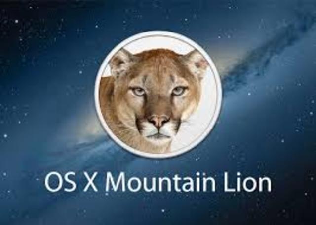 Mac OS X 10.8 “Mountain Lion”