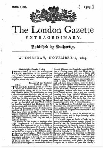 Newspaper - London Gazette