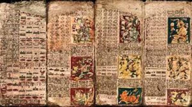 Codex in the Mayan region