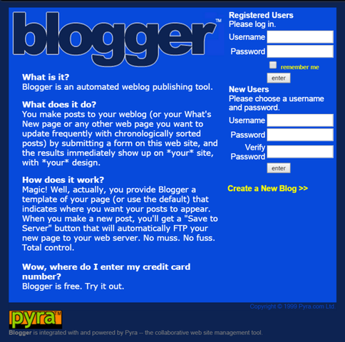 Blogspot (Blog sites)
