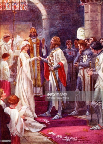 King Arthur gets married